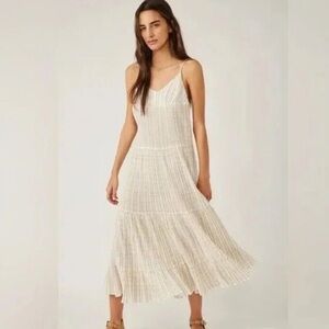free people marigold maxi dress small nwt